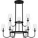 Viscount Nine Light Chandelier in Matte Black (10|VSC5036MBK)