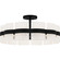 Sweeney Six Light Semi-Flush Mount in Matte Black (10|SWE1730MBK)