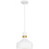 Quoizel Piccolo Pendant One Light Mini Pendant in Matte White (10|QPP6804W)