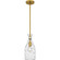 Quoizel Piccolo Pendant One Light Mini Pendant in Brushed Gold (10|QPP6782BRG)