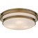 Quoizel Flush Mount Three Light Flush Mount in Weathered Brass (10|QFL6776WS)