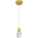 Skye LED Mini Pendant in Brushed Gold (10|PCSKY1505BRG) Skye LED Mini Pendant in Brushed Gold (10|PCSKY1505BRG)