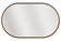 Rachel LED Mirror in Flat Black (46|MIR2405OVL-FB3C)
