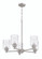 Lyndsey Five Light Chandelier in Brushed Polished Nickel (46|60225-BNK)
