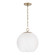 Cleo One Light Pendant in Matte Brass (65|355812MA-551)