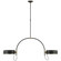Oso LED Pendant in Modern Iron and Hand-Rubbed Antique Brass (268|TOB 5130MI/HAB-MI)