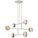 Melange LED Chandelier in Polished Nickel (268|KW 5609PN-ALB)
