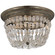 Paris Flea Market Two Light Flush Mount in Polished Nickel (268|CHC 4207PN-SG)
