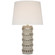 Mullin LED Table Lamp in Dusted Stone (268|CHA 8630DST-L)