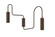 Lark LED Wall Sconce in Bronze (67|B3220-BRZ)