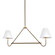 Polly Two Light Linear Pendant in Aged Brass (428|H984902-AGB/BRZ)