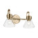Farum Two Light Bath in Champagne Bronze (12|55154CPZCLR)