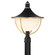 Atlas One Light Outdoor Post Mount in Matte Black + Textured Gold (60|ATL-719-MK-TG)