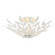 Broche Four Light Semi Flush Mount in Matte White (60|560-MT)