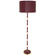 Kane One Light Floor Lamp in Sugar Plum, Rose Water w/Modern Brass (165|SM73RWX)