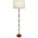 Kane One Light Floor Lamp in Sugar Plum, Rose Water w/Modern Brass (165|SM73RW)
