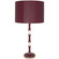 Kane One Light Table Lamp in Sugar Plum, Rose Water w/Polished Nickel (165|SM72RWX)