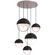 Mavisten Edition Copernica Five Light Pendant in Pewter w/Piano Black Painted (165|P589BLK)