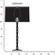 Kane One Light Table Lamp in Obsidian w/Polished Nickel (165|OS72X)