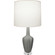 Small Emma One Light Accent Lamp in Matte Smokey Taupe Glazed Ceramic w/Polished Nickel (165|MST35)