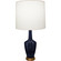 Small Emma One Light Accent Lamp in Midnight Blue Glazed Ceramic w/Warm Brass (165|MB36)