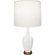Small Emma One Light Accent Lamp in Lily Glazed Ceramic w/Warm Brass (165|LY36)