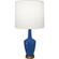 Small Emma One Light Accent Lamp in Cobalt Glazed Ceramic w/Warm Brass (165|CT36)