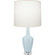 Small Emma One Light Accent Lamp in Baby Blue Glazed Ceramic w/Polished Nickel (165|BB35)