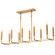Mavisten Edition Carbonia Ten Light Chandelier in Lacquered Burnished Brass (165|1409)