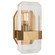 Jacqueline One Light Wall Sconce in Modern Brass w/ Clear Crystal (165|1198)
