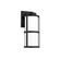 Lantern LED Wall Sconce in Black (34|WS-W250114-CS-BK)