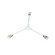Invisiled Duet Y Connector in WHITE (34|T24-DU-Y-WT)