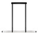 Balance Beam LED Pendant in Black (34|PD-97552-27-BK)