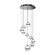 Cyllindra LED Chandelier in Black Chrome (34|PD-77509R-BC)