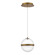 Cyllindra LED Pendant in Aged Brass (34|PD-77506-30-AB)