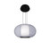 Doma LED Pendant in Black (34|PD-48516-27-BK)