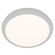 Parthenon LED Flush Mount in White (34|FM-37510-27-WT)