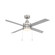 Quade LED Flush Mount Ceiling Fan in Brushed Nickel (34|F-106L-BN)