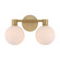 Fenton Two Light Vanity in Legacy Brass (7|2992-732)