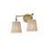Baja Two Light Wall Sconce in Natural Aged Brass (16|21482WWTNAB)