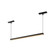 Mira LED Track Linear Pendant in Black (347|TRL28122-BK)