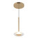 Stephord LED Pendant in Metallic Brass/Clear Glass (347|PD97204-MRB/CL)