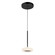 Stephord LED Pendant in Black/Frosted Glass (347|PD97204-BK/FR)