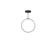 Cirque LED Pendant in Black (347|PD82524-BK-UNV)