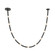 Corda LED Pendant in Black/Opal Glass (347|PD39310-BK/OP-UNV-010)