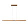 Dakota LED Linear Pendant in Beech Wood (347|LP21647-BW-UNV)