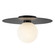 Elixir LED Flush Mount in Black (347|FM15514-BK-UNV)