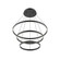 Cerchio LED Chandelier in Black (347|CH87932-BK-UNV-010)