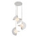Scorpio LED Chandelier in Polished Nickel/Opal Glass (347|CH65127-PN/OP-UNV)