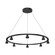 Dune LED Chandelier in Black (347|CH19933-BK-UNV)